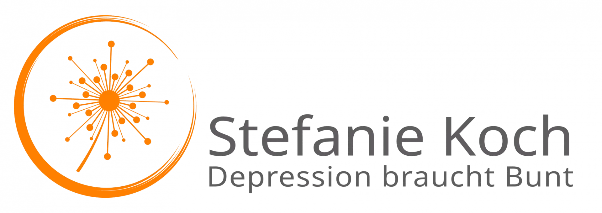 Logo „Depression braucht bunt“ Logo "Depression braucht bunt"