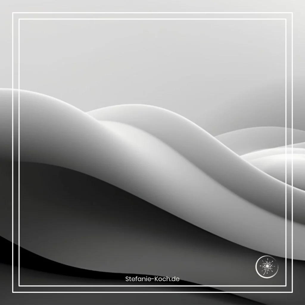 Abstrakte graue Wellen hintereinander.