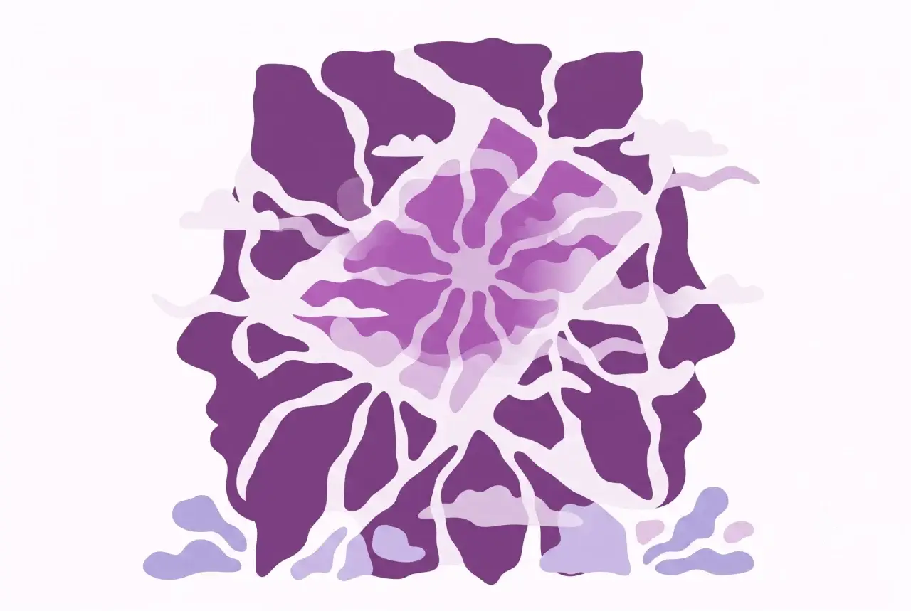 Grafik - Brain Fog im Henri Matisse-Stil